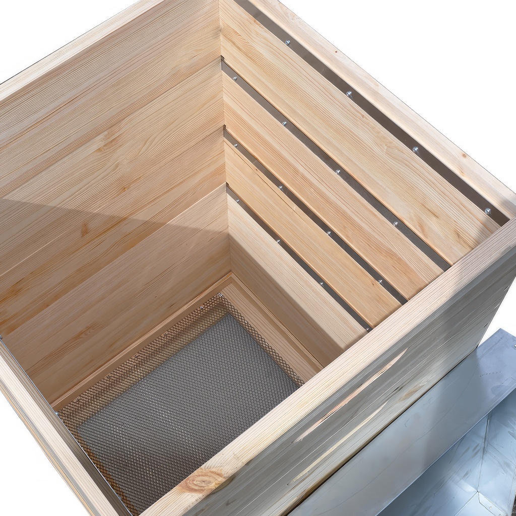 Drvena Dadant US košnica za 12 ramova – 1x 285 mm + 3x 141 mm - Image 8