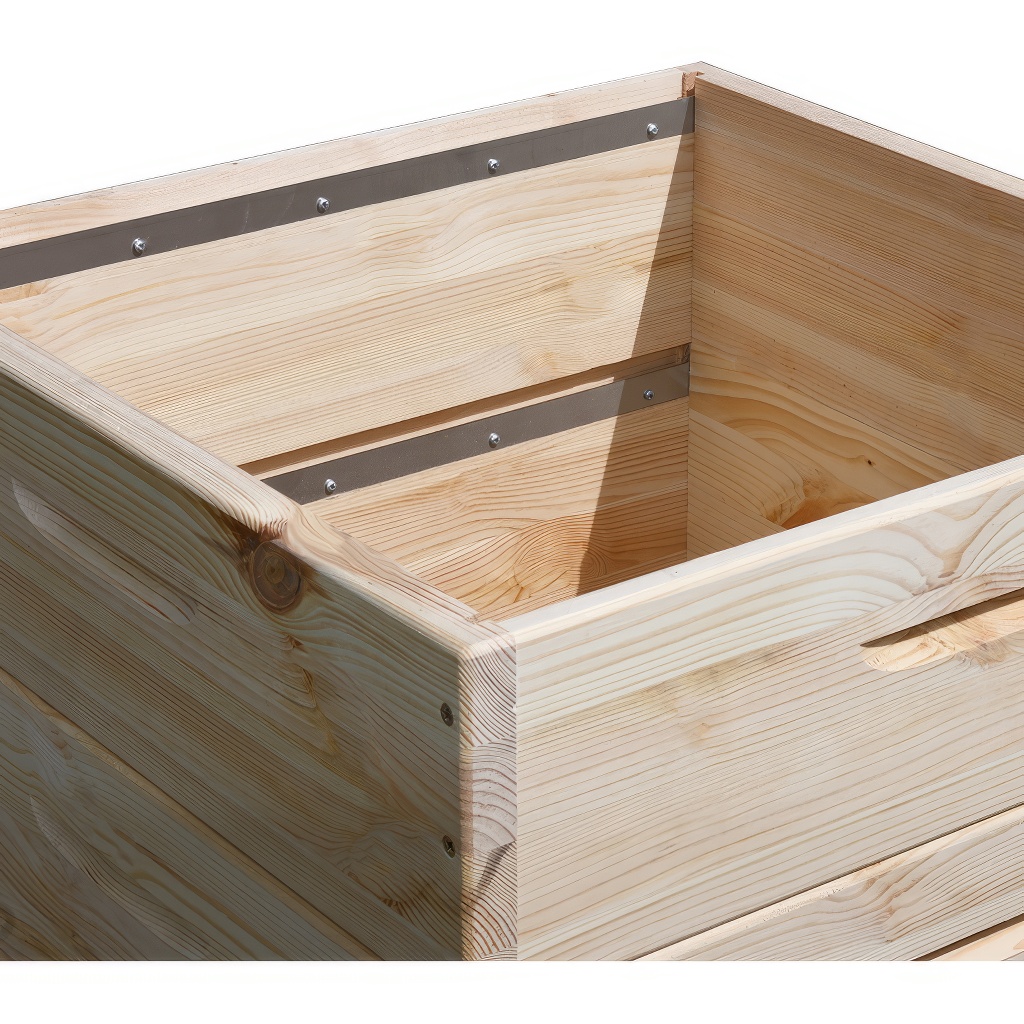 Drvena Dadant US košnica za 12 ramova – 1x 285 mm + 3x 141 mm - Image 9