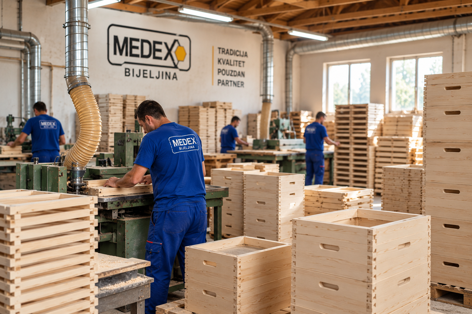 Proizvodnja drvenih proizvoda u MEDEX pogonu