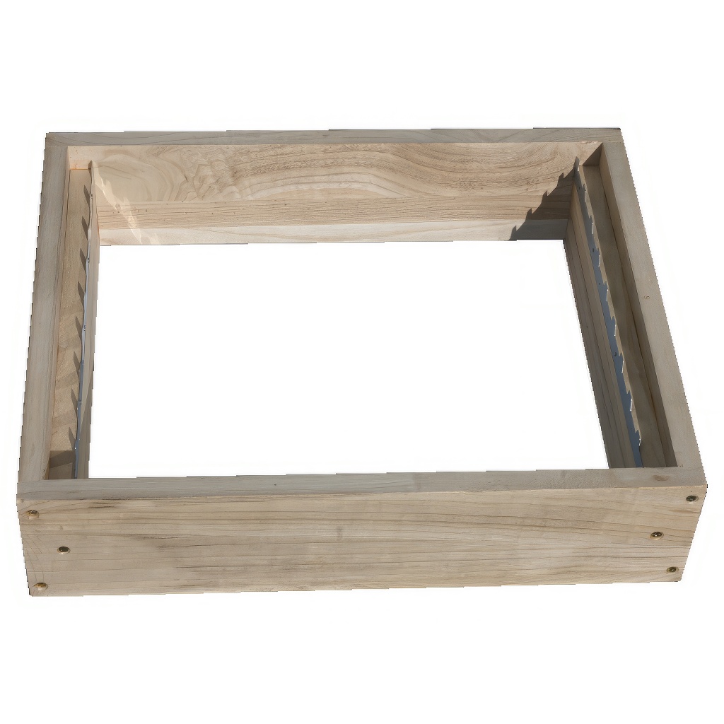 Zander drveni polunastavak (Plitko telo) – sa češljem od nerđajućeg čelika za 9 širokih ramova (Visina 110 mm) - Image 4
