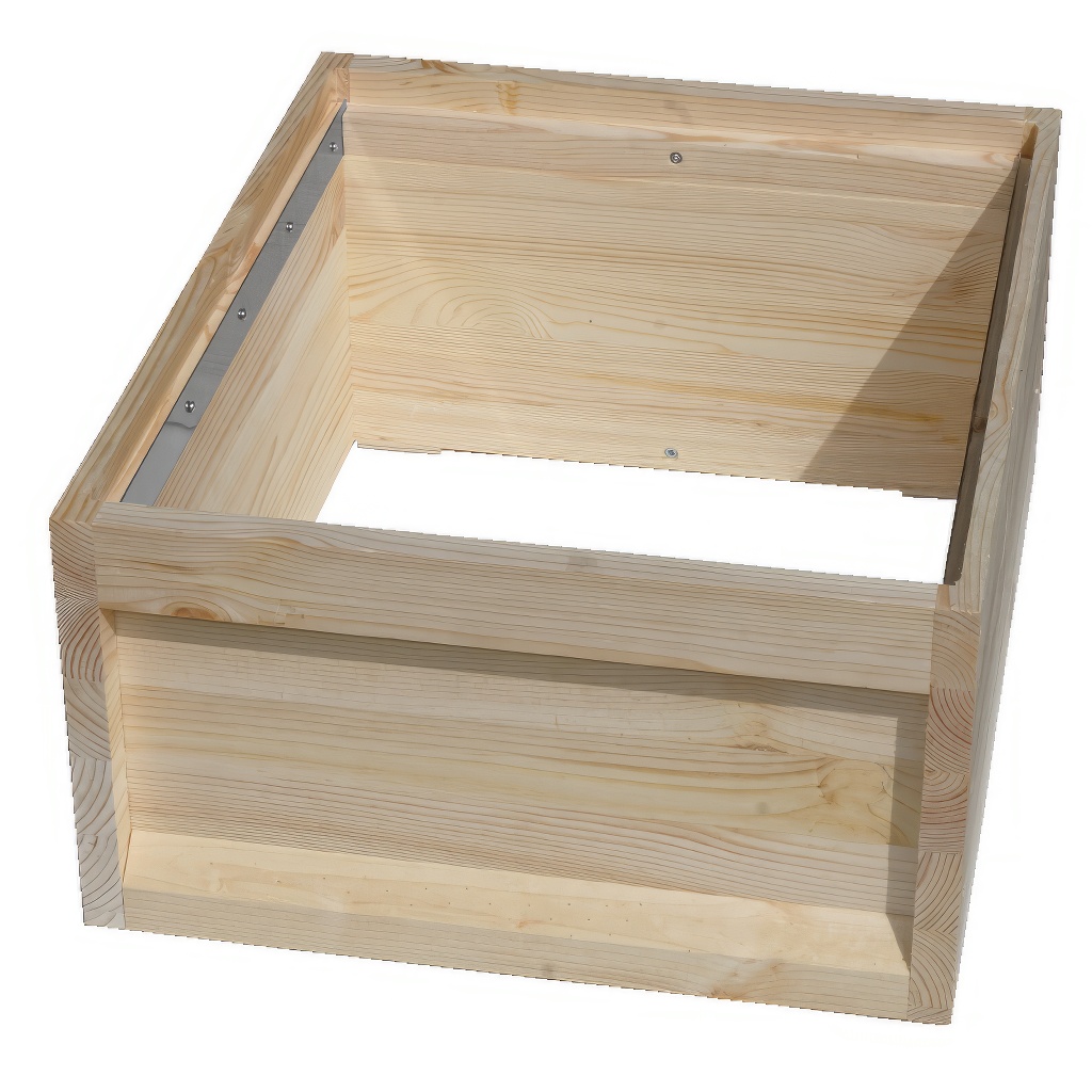 Njemački standard (DN) drveni duboki nastavak – za 12 ramova (Visina 223 mm) – Sa šinama od nerđajućeg čelika - Image 6