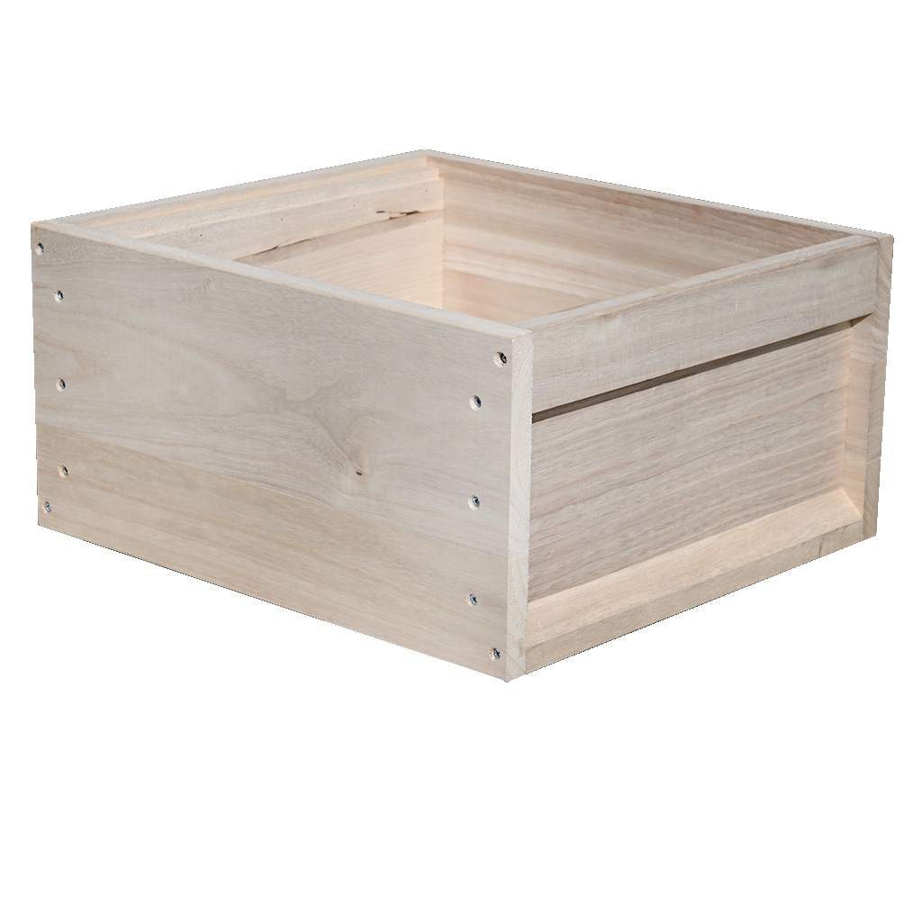 Njemački standard (DN) drveni duboki nastavak – za 10 ramova (Visina 223 mm) od Paulovnije – U dijelovima (Rasklopljen) - Image 4