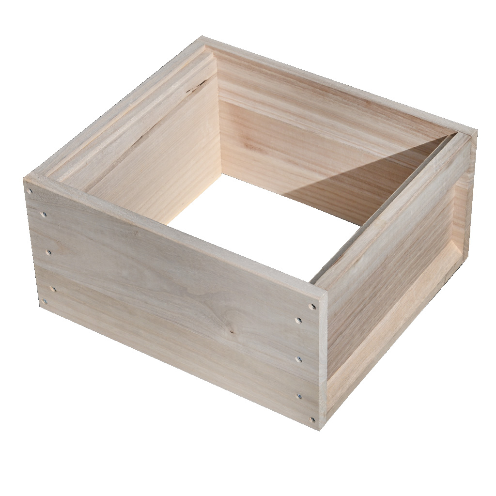 Njemački standard (DN) drveni duboki nastavak – za 10 ramova (Visina 223 mm) od Paulovnije – U dijelovima (Rasklopljen) - Image 9