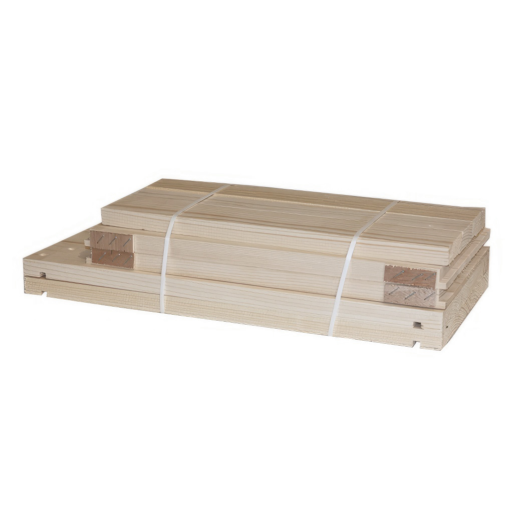 Njemački standard (DN) drveni duboki nastavak – za 10 ramova (Visina 223 mm) od Paulovnije – U dijelovima (Rasklopljen) - Image 2